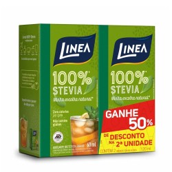 ADOÇANTE LINEA STEVIA LIQUIDO 60ML C/2UN