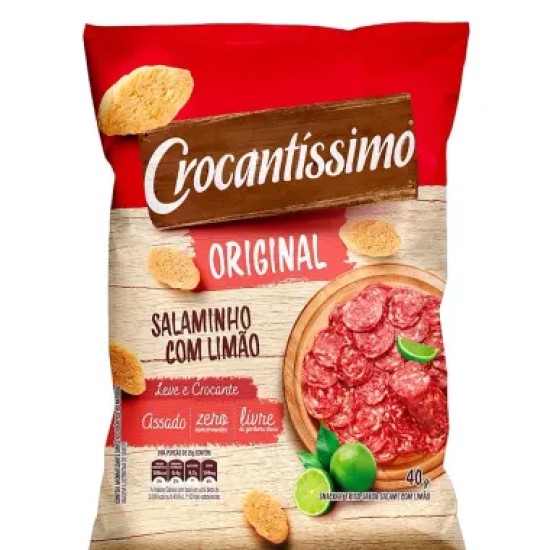 CROCANTISSIMO SALAME LIMAO C/40G
