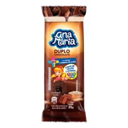 BOLINHO ANA MARIA QD+ DUPLO CHOCOLATE C/35G