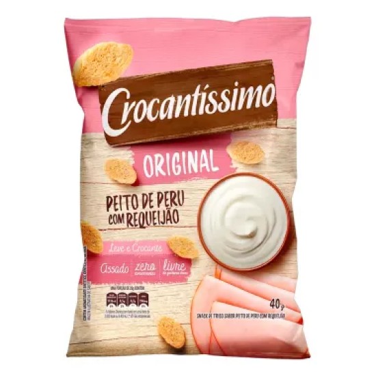 CROCANTISSIMO PEITO PERU COM REQUEIJAO C/40G