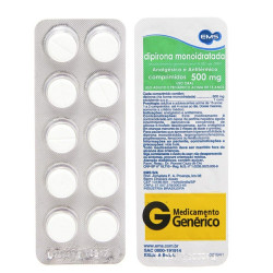 DIPIRONA SODICA 500MG ENV COM 10 CAPSULAS EMS GENERICA