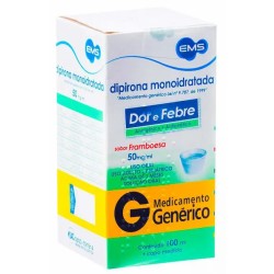 DIPIRONA SODICA 50MG SOL C/100 ML EMS GENERICA