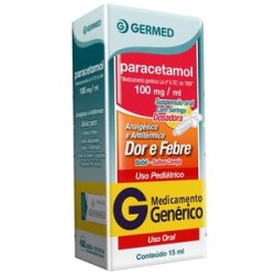 PARACETAMOL BEBE 100MG SOL C/15 ML GERMESCOVA DENTAL FARMA