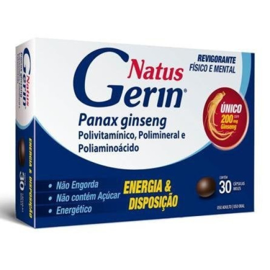 NATUS GERIN COM 30 CAPSULAS