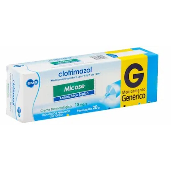 CLOTRIMAZOL 10MG CREME C/20 GR EMS GENERICA