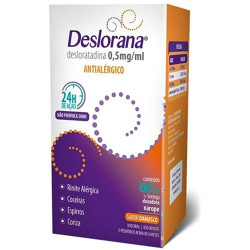 DESLORANA 0,5MG XAROPE COM 60 ML