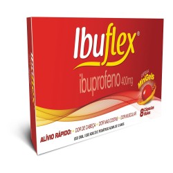 IBUFLEX 400MG C/8 CAPSULAS GEL