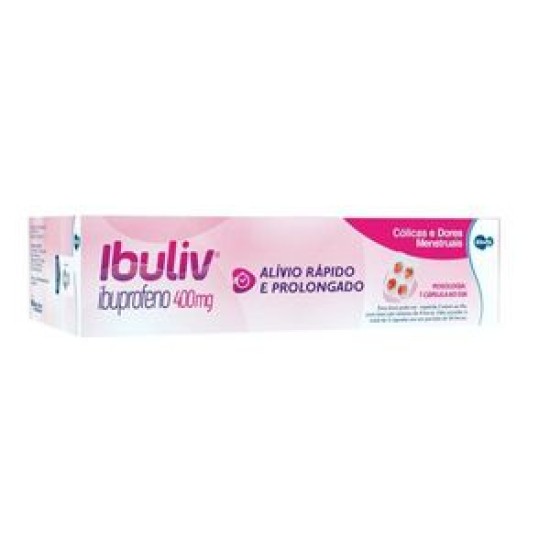 IBULIV 400MG C/4 CAPSULAS