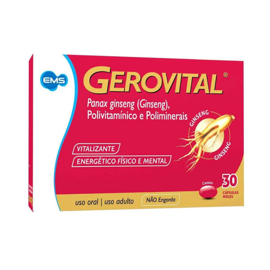 GEROVITAL COM 30 CAPSULAS