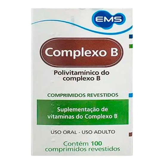 COMPLEXO B C/100 COMPRIMIDOS EMS