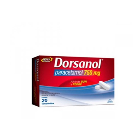 DORSANOL 750MG COM 20 CAPSULAS