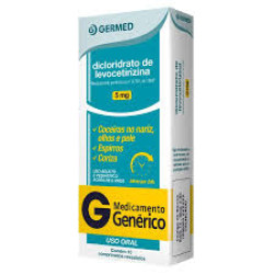 LEVOCETIRIZINA 5MG COM 10 CAPSULAS GERMED