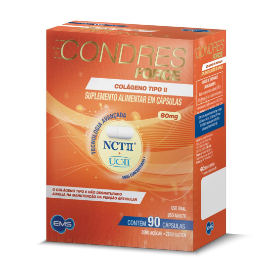 CONDRES FORCE 80MG COM 90CAPS
