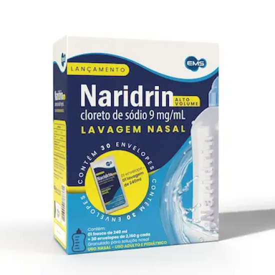 NARIDRIN ALTO VOLUME 9MG 30ENV + FRASCO 240ML