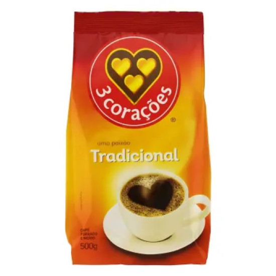 CAFE 3 CORACOES TRADICIONAL 500 G