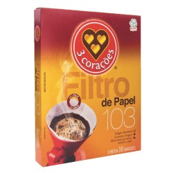 FILTRO DE PAPEL 3 CORACOES N°103 C/5 UND