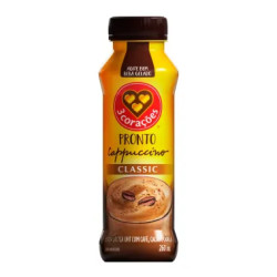 CAPPUCCINO 3 CORACOES CLASSICO PET 260ML