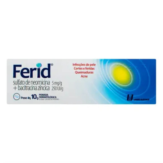 FERID 5 MG POMADA COM 10 GR