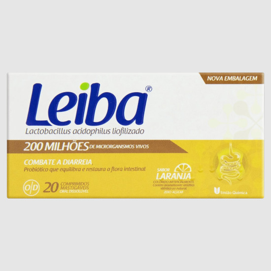 LEIBA 200MG LARANJA COM 20 CAPSULAS MAST