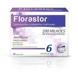 FLORASTOR 200MG COM 6 SCH COM 4 GR