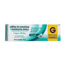 NEOMICINA+BACITRACINA POMADA COM 10 GR UNIAO QUIMICA