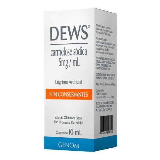 DEWS 5MG SOL OFT C/10 ML