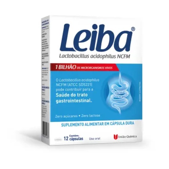 LEIBA 200MG C/12 CAPSULAS