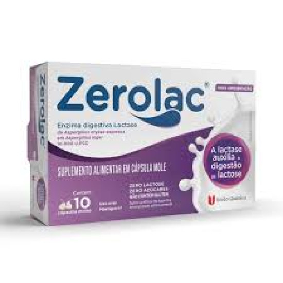 ZEROLAC 10.000 FCC CAPS MOLE COM 10 CAPSULAS