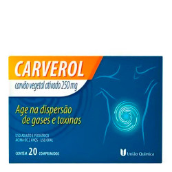 CARVEROL 250MG COM 20 CAPSULAS