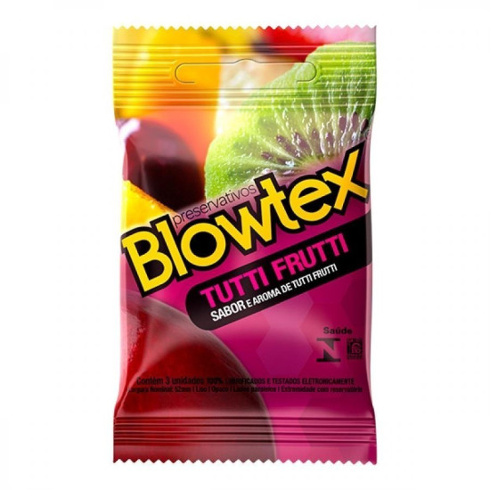 PRESERVATIVO BLOWTEX TUTT FRUTTI COM 3