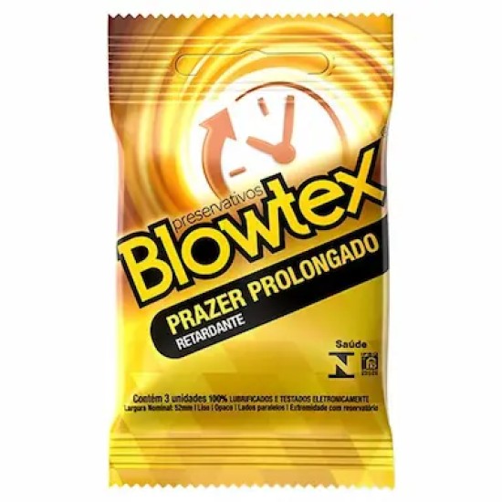 PRESERVATIVO BLOWTEX RETARDANTE C/3 UNID