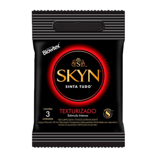 PRESERVATIVO BLOWTEX SKYN TEXTURIZADO C/3UND