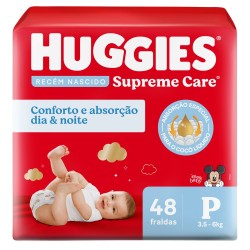 FRALDA HUGGIES SUPREME CARE MEGA P C/48UN