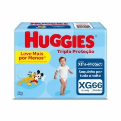FRALDA HUGGIES TRP PROTETOR HIPER XG C/66UN
