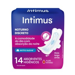 ABSORVENTE INTIMUS ULTRA FINO DIA/NOITE 14UN C/ABAS