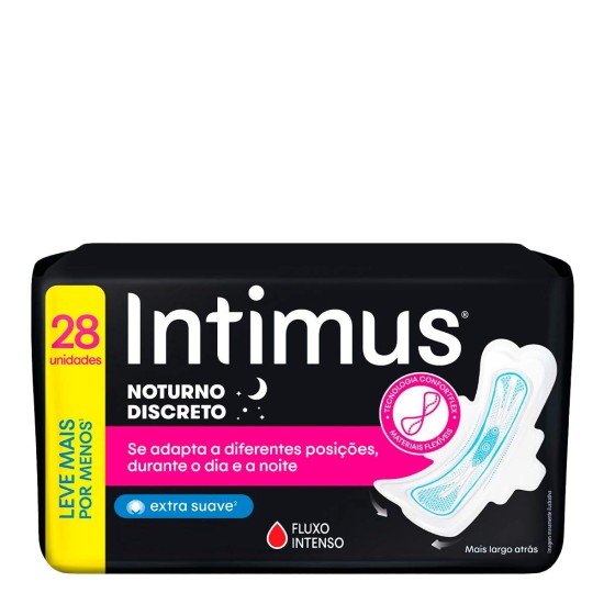 ABSORVENTE INTIMUS ULTRA FINO DIA/NOITE 28UND C/ABAS