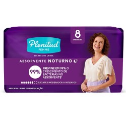 ABSORVENTE GERIATRICA P/INCONT PLENITUD FEMME NOT C/8 UN
