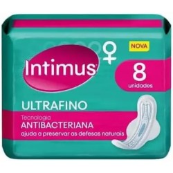 ABSORVENTE INTIMUS ANTIBAC ULTRA FINO C/AB C/8
