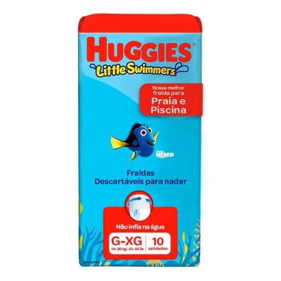 FRALDA HUGGIES P/ PISCINA G/XG C/10UN