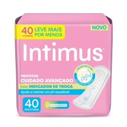 PROTETOR DIARIO INTIMUS C/ INDICADOR DE TROCA C/40 UND