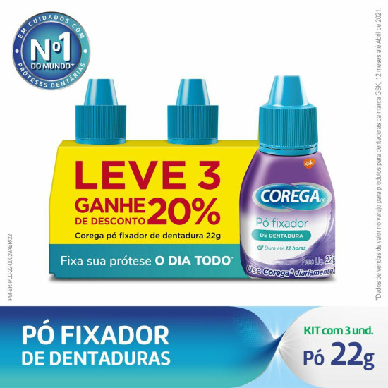 COREGA PO FIXADOR L3P2 COM 22G