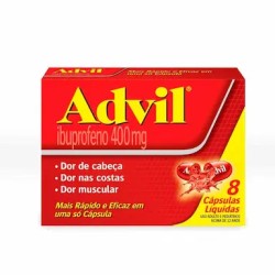 ADVIL 400MG C/8 CAPSULAS