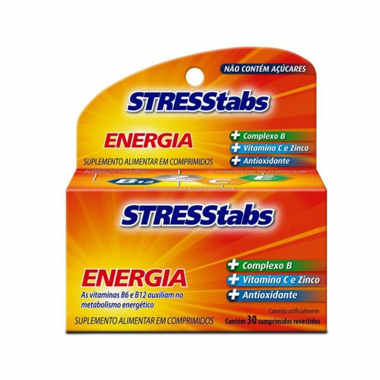 STRESSTABSORVENTE C/ZINCO 600 MG C/30 COMPRIMIDOS