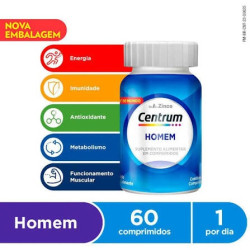 CENTRUM ESSENTIALS HOMEM 60COMPRIMIDOS 