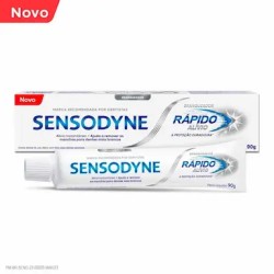 CREME DENTAL SENSODYNE RAPIDO ALIVIO BRANQUEADOR 90G