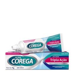 COREGA TRIPLA ACAO S/ SABOR 40G