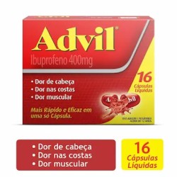 ADVIL 400MG C/16 CAPSULAS