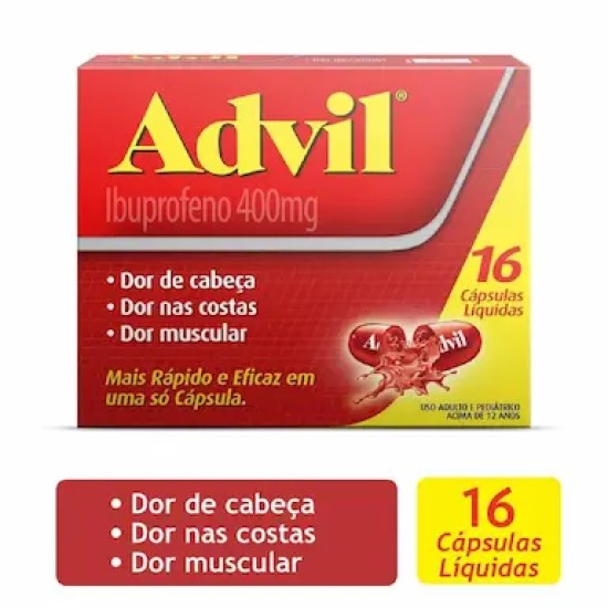 ADVIL 400MG C/16 CAPSULAS
