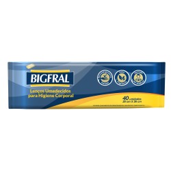 TOALHA UMEDECIDA BIGFRAL 40UNID