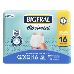 ROUPA INTIMO BIGFRAL MOVIMENT TAM G/XG C/16UND